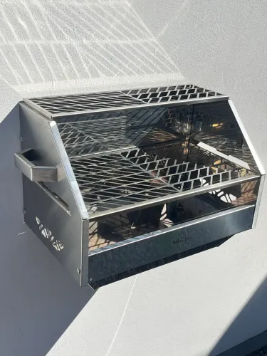 Churrasqueira de Aço Inox Nelore Grill portátil