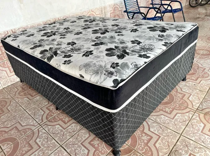 Cama Box 20cm de Colchão Incluso - Conforto e Economia 
