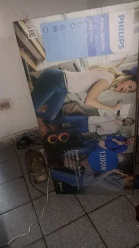 Caixa de som nova na caixa Nota fiscal 700$ Philips 1300w