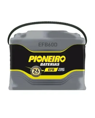 Bateria Pioneiro Start Stop 60ampEFB
