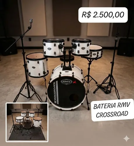 BATERIA RMV CROSSROAD Semi Nova 