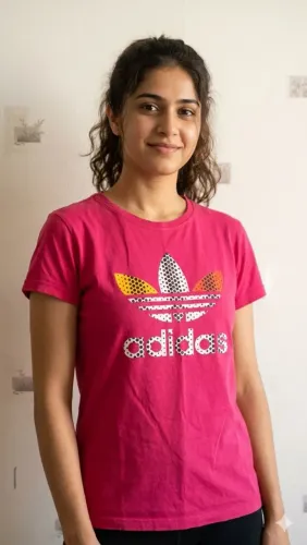 ADIDAS T-SHIRT MALHA TAM M 35,00<br>ALTURA 68CM<br>LARGURA 59CM<br>OMBRO 54CM