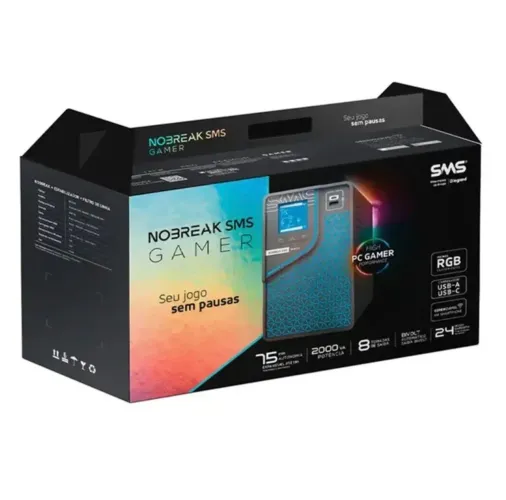 Nobreak SMS Gamer de 2000VA