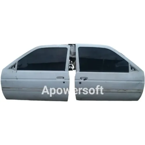 02 PORTAS DO ESCORT 1997/2000 C/ MAQUINA /VIDRO/ MAÇANETA INT.