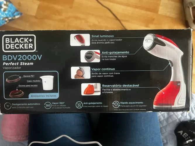 Vaporizador de Roupas Black+Decker BDV2000V - Novo na Caixa!
