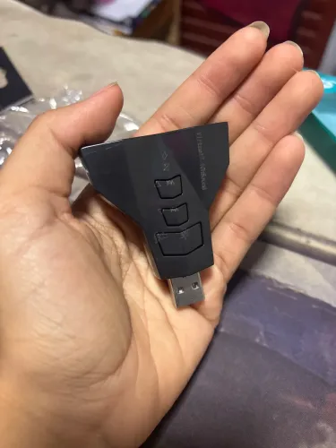 Adaptador Placa de Som USB - 4 entradas