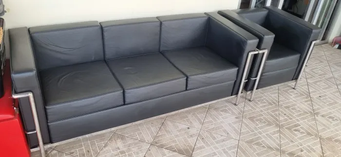 Conjunto sofá recepção