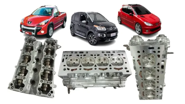 Cabeçote Peugeot / Citroen Motor 1.6 16v Letra P Montado Completo 2004 a 2012