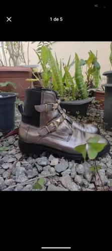 Desapego Bota Carrano Chelsea Metalizada edição limitada - 38