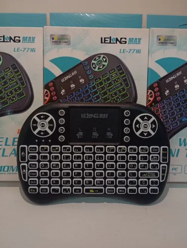 Mini Teclado Wireless Lelong Max LE-7716 com Touchpad