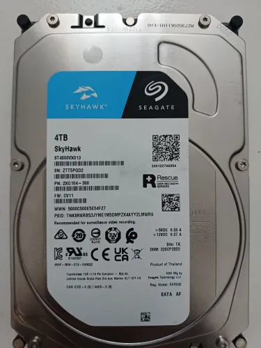 Hd seagate 4TB skyhawk cftv dvr nvr cpu