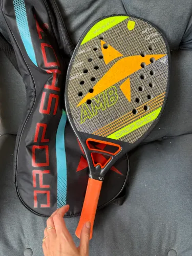 raquete beach tennis drop shot