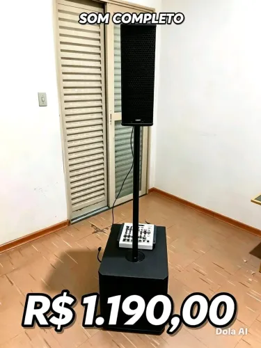 Sistema de som ativo profissional