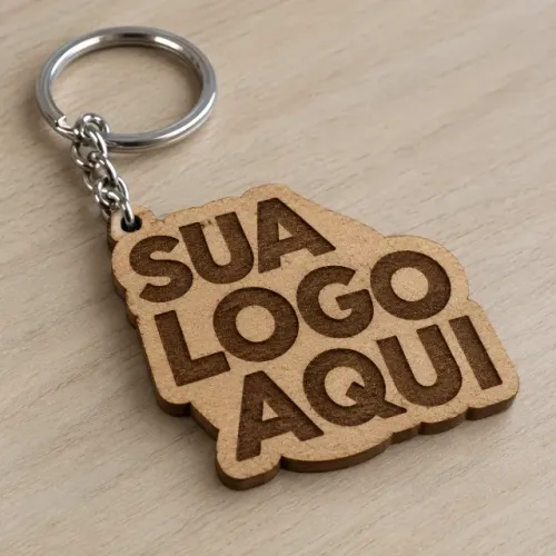 Kit 100 Chaveiros MDF Personalizados | Lembrancinha Atacado