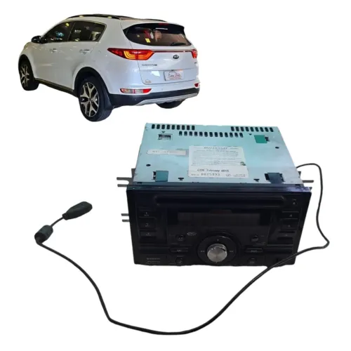 Radio Som Cd Player Display Sportage 2006/2010 Duz385sat