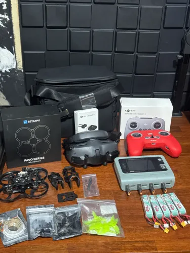 KIT drone pavo 20 pro II + óculos goggles 3 + Dji o4 pro + Dji Fpv controlle 3.