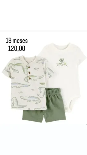 Trio Carter's dino 18 meses