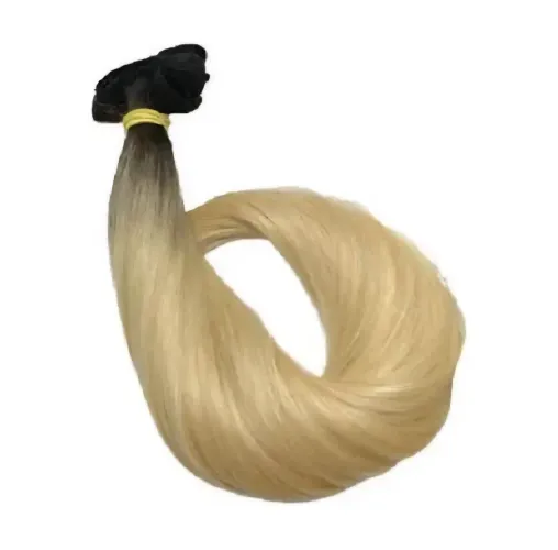 Mega hair loiro brasileiro cabelo liso leve ondulado