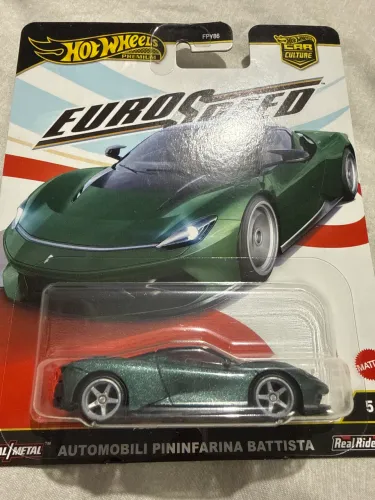 Hot Wheels Euro Speed Automobili Pininfarina Battista Premium