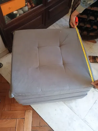 Puf q cama de solteiro