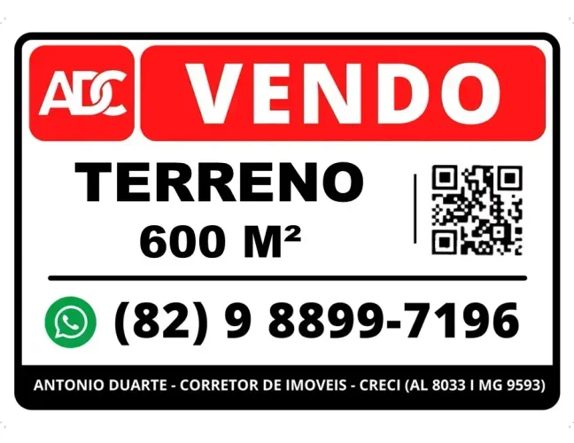 ADC - LOTEAMENTO MAR DE JAPARATINGA - TERRENO COM 600 METROS QUADRADOS