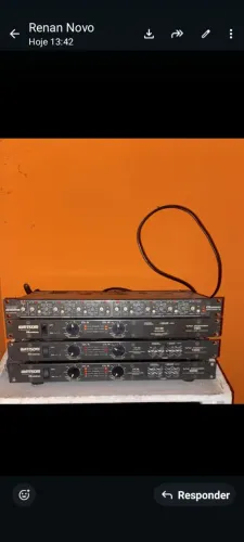 Amplificadores wpower slim ciclotron modelos 2200,1500 e 750 e crossover 