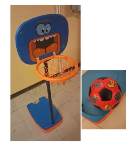 Baixou Baixou Tabela de Basquete Acompanha a bola Tam 167/40 cm