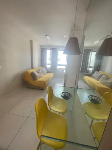 Flat mobiliado 1 quarto, aluguel ou venda, em Boa Viagem (Setúbal), Recife-PE.