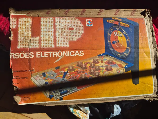 Antigo Fliperama Estrela Eletro Diversões Anos 70/80 - Raridade Retrô