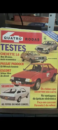 Revistas Quatro Rodas década 70/80 6 unidades