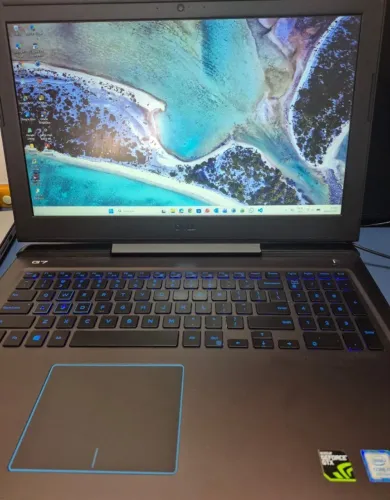 Dell G7 7588 Workstation | i7 6-Core | 32GB RAM | 1TB SSD NVMe + 1TB HD | Bateria Nova