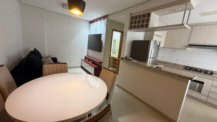 Alugo apartamento 100% mobiliado na Orla - Residencial Graciosa - Palmas