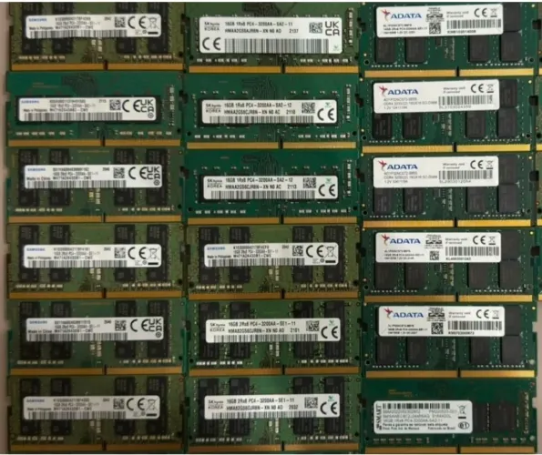 Memória Notebook DDR4 16gb(valor acima de 6pecas)