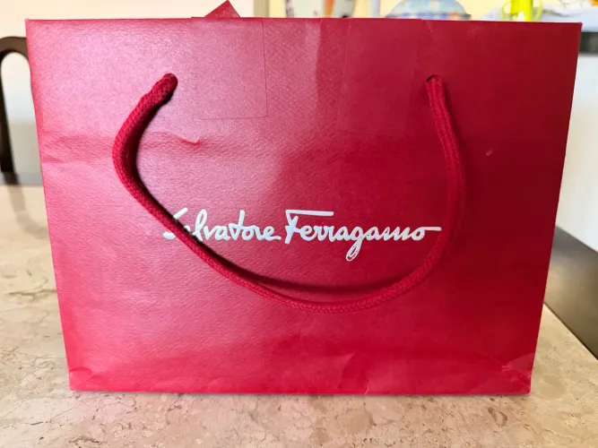 Sacola original Salvatore Ferragamo tamanho pequena 
