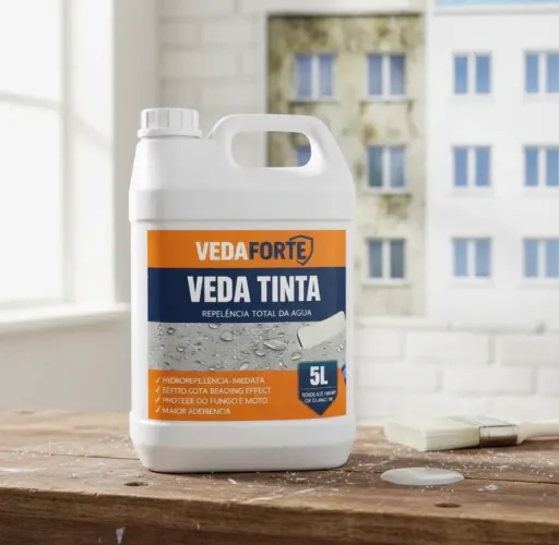 Veda tinta antimofo hidrorrepelente 5L sem uso