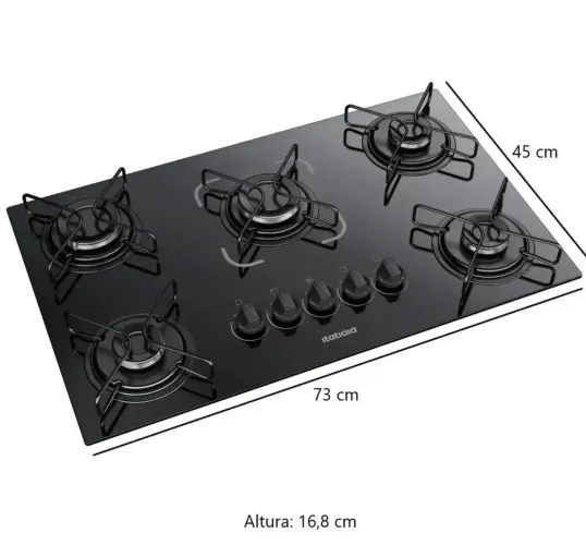 Fogão Itatiaia Cooktop 5 Bocas