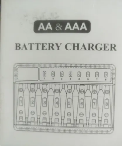 Carregador de pilhas AA e AAA