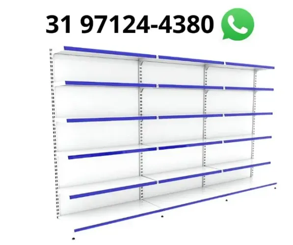 Gondola de Parede 6 Bandejas Polar 