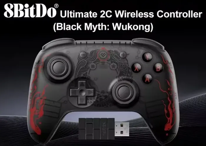 Controle Gamer 8BitDo Ultimate 2C Wukong Wireless Bluetooth 2.4G PC Android Switch