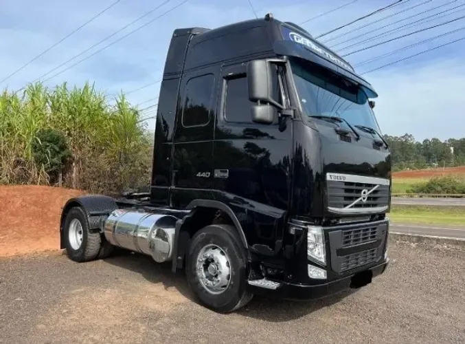 volvo fh440 preto 4x2 2007 - cavalo mecanico