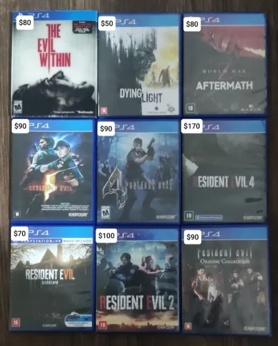 Resident evil PS4 (Faço envio)