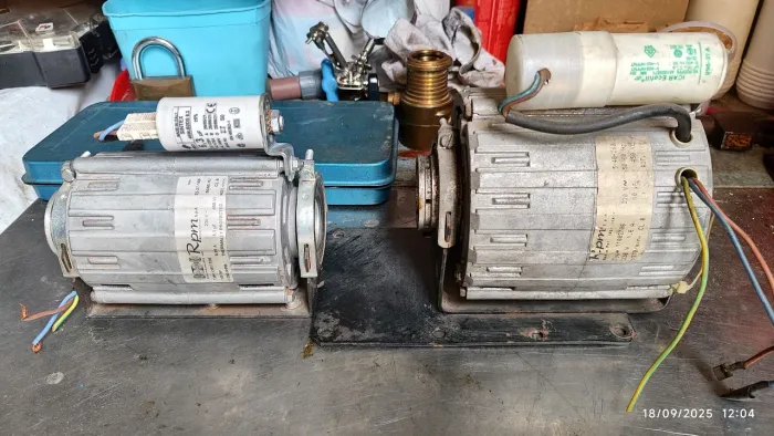 Motor máquina de café espresso.
