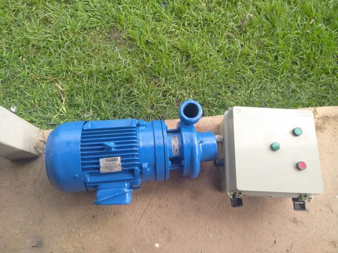 Bomba de irrigação trifásica 10cv com auto on/off
