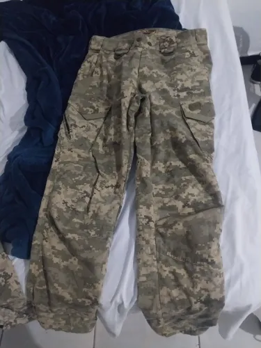Calça militar original M-TAC, Camuflagem ucraniana MM-14, usada em excelente estado