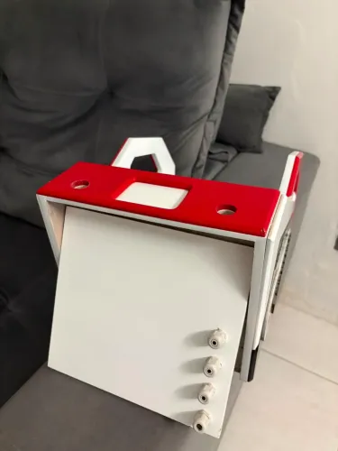 Rack móvel de som automotivo.