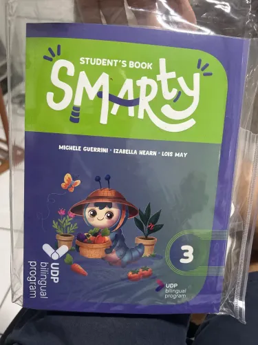 Livro de inglês 3 ano Smarty novo com lápis e bolsa