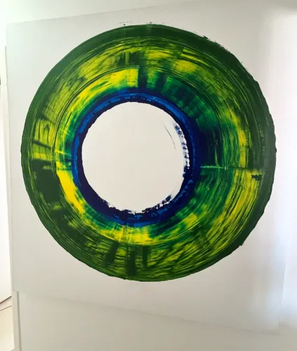 Quadro Abstrato Zilando Freitas 170x170cm Grande