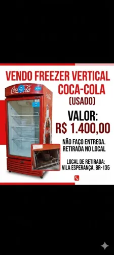 Freezer  vertical coca cola 