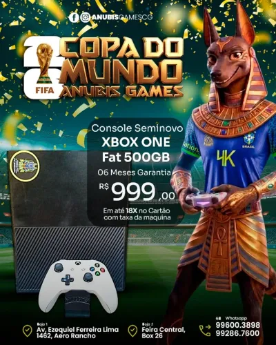 XBOX ONE FAT 500 GB SEMINOVO
