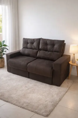 Sofá Retrátil e Reclinável 1,70m - Super Confortável | Ótimo Estado 